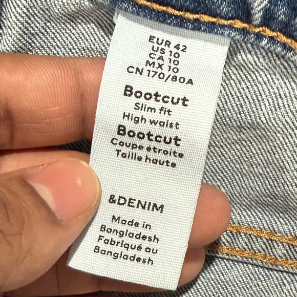 Denim Blue Women’s Bootcut Slim Fit High Waist Jeans Size US10/EUR42/CA10/MX10 - Picture 8 of 16